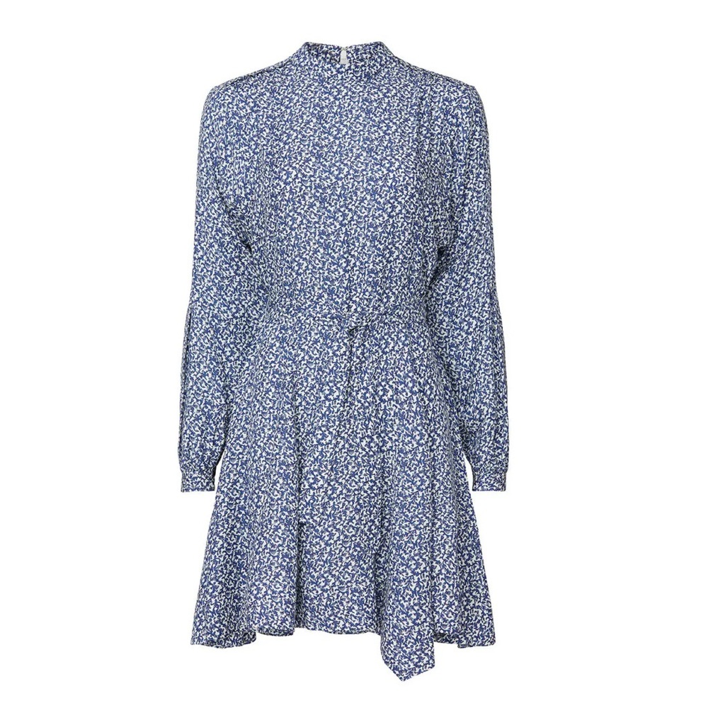 NWOT Derek Lam 10 Crosby Blue Printed Dress